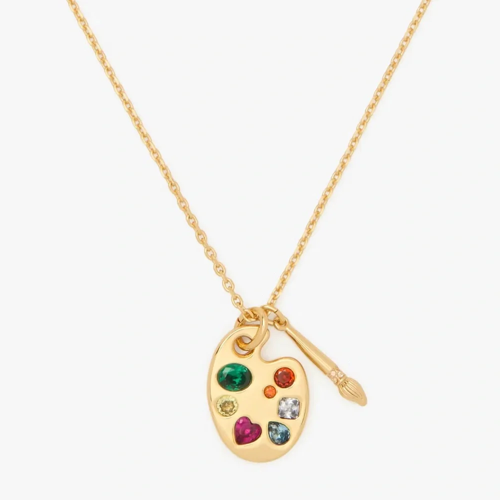 $98 Kate Spade Paint The Town Pendant